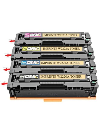 HP 222A TONER CARTRIDGE FULL SET (B,C,Y,M)