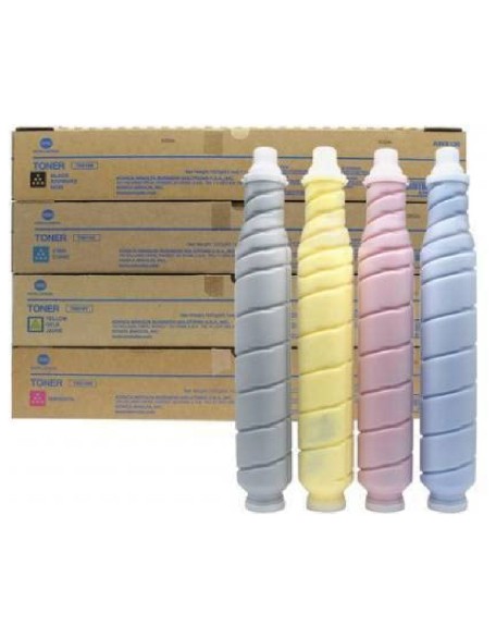 KONICA MINOLTA TN 619 TONER CARTRIDGE FULL SET (B,C,Y,M)