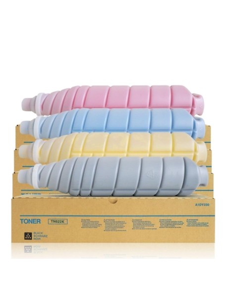 KONICA MINOLTA TN 622 TONER CARTRIDGE FULL SET (B,C,Y,M)
